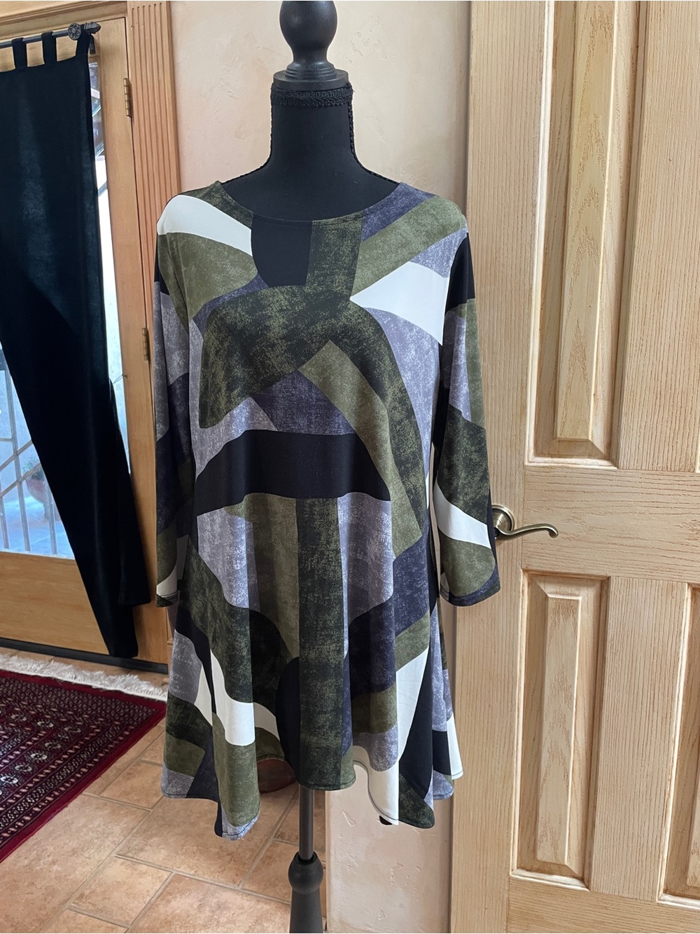 ALFANI abstract print tunic